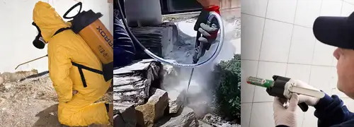 Professzionális hangyairtás permetezéssel, porozással és gélezéssel, beltéri és kültéri környezetben végzett kártevőirtás